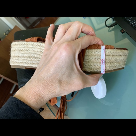 NEW Sigerson Morrison espadrille suede sandals🤎 - Picture 7 of 10